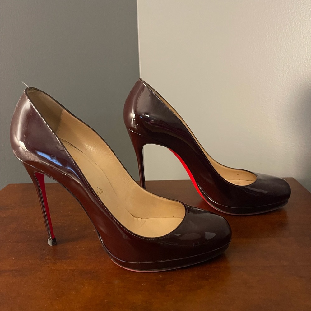 Christian Louboutin patent leather heels